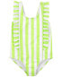 Фото #3 товара Купальник для девочек Carter's Toddler Striped 1-Piece