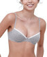 ფოტო #1 პროდუქტის Women's Adorned Cotton Underwire Bra