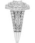 ფოტო #3 პროდუქტის Diamond Mixed-Cut Halo Engagement Ring (2 ct. t.w.) in 14k White Gold