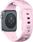 3MK 38/40/41 mm Powder Pink - 3mk Silicone Watch Strap for Apple