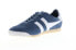 Фото #4 товара Gola Harrier 50 Suede CMA501 Mens Blue Suede Lifestyle Sneakers Shoes