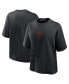 ფოტო #1 პროდუქტის Women's Black Atlanta Falcons Boxy T-Shirt