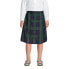 Фото #4 товара Big Girls School Uniform Slim Plaid A-line Skirt Below the Knee