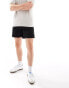 Jack & Jones chino shorts with drawstring waist shorts in black