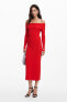 ფოტო #1 პროდუქტის Women's Bardot neckline dress