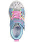 Фото #4 товара Кеды Skechers детские Twinkle Toes - Twinkle Sparks - Единорог светодиодные регулируемые ремешки от Finish Line