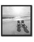 Фото #1 товара Beach I 16" x 16" Framed and Matted Art