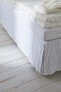 Фото #1 товара Washed linen double/king valance