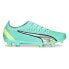Фото #1 товара Puma Ultra Ultimate Firm GroundAg Soccer Womens Green Sneakers Athletic Shoes 10