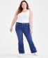 Фото #1 товара Plus Size Mid Rise Curvy Bootcut Jeans, Created for Macy's