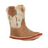 Фото #2 товара Roper Arrow Feather Embroidery Square Toe Cowboy Infant Boys Brown Casual Boots