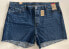 Levi’s 501 high rise button fly cutoff Women's shorts Plus size 24W Blue