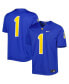 ფოტო #4 პროდუქტის Men's #1 Royal Pitt Panthers Untouchable Football Jersey