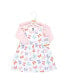 ფოტო #4 პროდუქტის Toddler Girls Cotton Dress and Cardigan Set, Pastel Butterfly