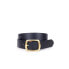 Фото #1 товара LP by Linea Pelle Womens Reversible Casual Center Bar Buckle Belt XL Black/Brown