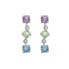 Фото #1 товара Charming dangling earrings with colored crystals Ryver A4887-MHT