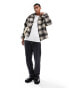 Фото #6 товара Jack & Jones brushed check harrington jacket in beige