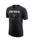 Фото #3 товара Men's Black Milwaukee Bucks Just Do It T-shirt