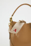 Фото #5 товара Небольшая сумка-мешок с декоративной строчкой ZARA