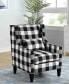 Фото #2 товара Кресло для гостиной Best Master Furniture glenn с наличными истолкованиями в квадратном орнаменте