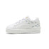 Фото #3 товара Puma Jada Summer Floral Lace Up Toddler Girls White Sneakers Casual Shoes 39560