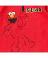 Фото #4 товара Baby Boys Elmo Fleece Half Zip Sweatshirt and Pants Set to