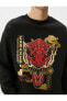 House Of The Dragon Oversize Sweatshirt Lisanslı Baskılı
