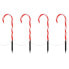 Zuckerstangen Gartenstecker Set 45x700cm