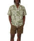 ფოტო #5 პროდუქტის Men's Short Sleeve Floral Print Button-Front Shirt