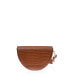 ფოტო #1 პროდუქტის Lune Croco Embossed Leather Saddle Bag (Saddle Croco)