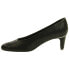 Фото #3 товара VANELi Dayle Round Toe Block Heels Pumps Womens Black Dress Casual 888381