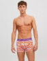 Jack & Jones 3 pack floral trunks in multi