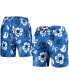 ფოტო #1 პროდუქტის Men's Royal Air Force Falcons Floral Volley Swim Trunks