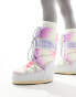 Фото #2 товара Moon Boot high ankle snow boots in pastel tie dye