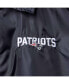 Фото #2 товара Men's Navy New England Patriots Coaches Classic Raglan Full-Snap Windbreaker Jacket