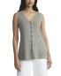 Фото #1 товара Lafayette 148 New York Button Front Relaxed Linen Sweater Women's