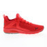 Фото #2 товара Puma Electron 2.0 38566903 Mens Red Canvas Lace Up Lifestyle Sneakers Shoes
