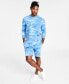 Фото #5 товара Men's Dip-Dyed Fleece Shorts, Created for Macy's