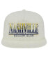 Men's White Nashville SC Throwback Corduroy Golfer Adjustable Hat