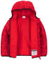 Kid Spider-Man Puffer Jacket - Red 7