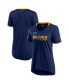 ფოტო #1 პროდუქტის Women's Navy St. Louis Blues Authentic Pro Locker Room T-shirt
