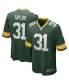 Фото #4 товара Men's Jim Taylor Green Green Bay Packers Game Retired Player Jersey
