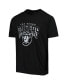 Фото #3 товара Men's Black Las Vegas Raiders Bold Logo T-shirt