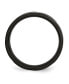 Titanium Brushed Black IP-plated Swirl Design Wedding Band Ring