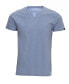 Men's Basic Notch Neck Short Sleeve T-shirt