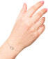 ფოტო #2 პროდუქტის Hello Kitty Diamond Silhouette Link Bracelet (1/20 ct. t.w.) in 10k White & Rose Gold