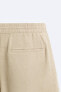 Linen - cotton bermuda shorts