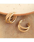 Фото #2 товара Women's Overlap Hoop Earrings