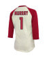 ფოტო #4 პროდუქტის Women's Kyler Murray Cream, Cardinal Arizona Cardinals Player Raglan Name and Number 3/4-Sleeve T-shirt