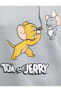 Tom ve Jerry Kapüşonlu Sweatshirt Baskılı Lisanslı